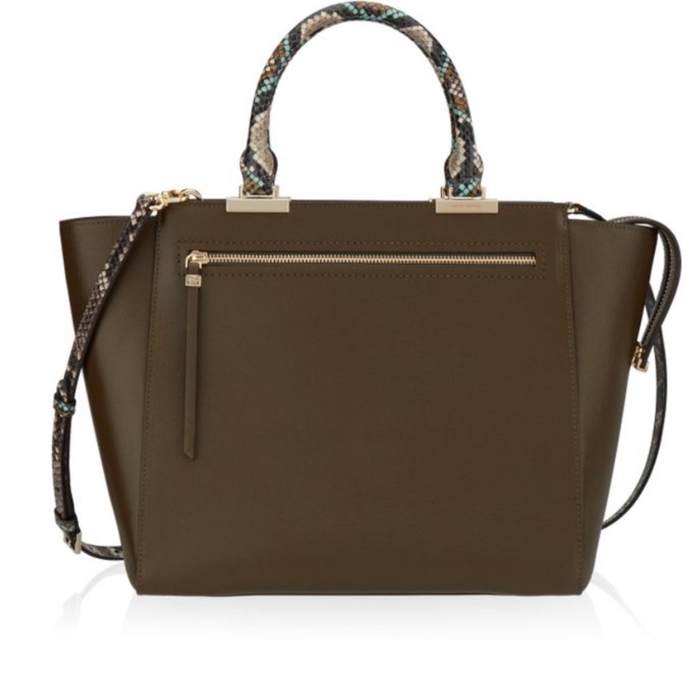 NEW HENRI BENDEL GOTHAM SNAKE TOTE